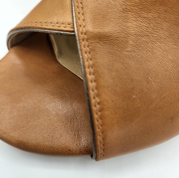 Stuart Weitzman Maxwell Midheel Kidskin sandal - Picture 7 of 14